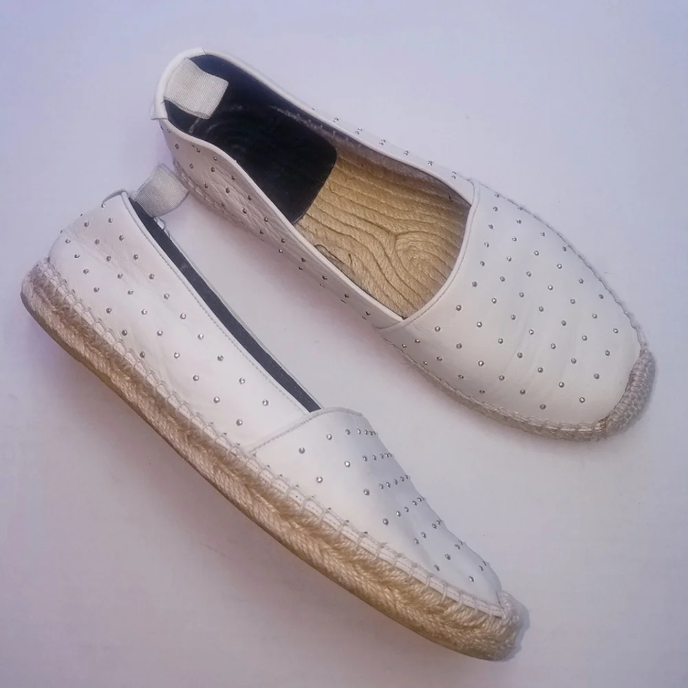 🌸 Saint Laurent |‎ Studded Beige Espadrilles, size 38